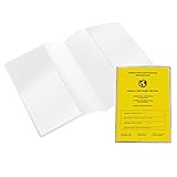 Impfpass Hülle alter Impfpass 109 x 152 mm [3 Stück] Schutzhülle DIN A6 Impfpasshülle für Impfausweis alt transparent klar