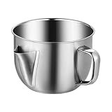 Confiab Siebeinsatz aus Edelstahl, 1,2 l, Fettauffangbehälter mit Filter, tragbarer Fettauffangbehälter