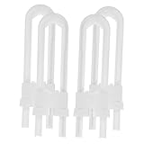 CLISPEED 4 Stück Teiliges Kindersicherung Schrankschloss U förmige Kindersicherung für Schranktüren und Schubladen Babyproof Schrankschloss für Küchenschränke und Kinderzimmer Einfache