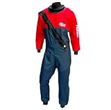 Dry Fashion Unisex Trockenanzug Sailing Standard Nylon, Farbe:Navy/rot, Größe:XS