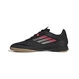 adidas Unisex F50 League Football Boots Indoor Fußballschuhe, core Black/Iron met./Lucid red