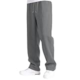 Jogginghose Herren Baumwolle Sporthose Lang Sportbekleidung Atmungsaktiv Sweathose Sports Pants Men Yogahose Jogger Herren Klassische Trainingshose mit Taschen