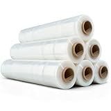 Stretchfolie Premium Transparent - 3,5 Kg, 50cm x 300m - Profi Handfolie für Verpackung & Umzug - hohe Reißfestigkeit - Industriequalität (1 Stück)