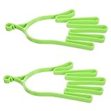 ibasenice 2 Stück Golfhandschuhe Golfausrüstung Junior-golfhandschuh Männer Übergeben Erwachsene Reichweite Golfzubehör Handschuhhaltebügel Handschuhe Halterung Golfhandschuhständer Pp Green