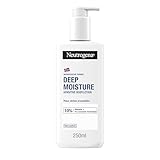 Neutrogena Norwegische Formel Deep Moisture Sensitive Bodylotion (250 ml) für trockene, empfindliche Haut, pflegende Körperlotion mit 10% Glycerin + Pro-Ceramide Technologie