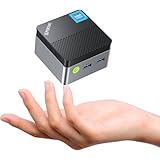 GMKtec Mini-PC N97 mit with 11 OS, G5 Micro-Desktop-Computer, Intel Alder Lake N97 der 12. Generation (bis zu 3,60 GHz), 12 GB DDR5, 256 GB großes Laufwerk für Unternehmen, Schule