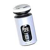 Elektrorasierer für Herren, kompakter, leistungsstarker und tragbarer Rasierer – wasserdichter Bartschneider für den täglichen Gebrauch, Sport, Büro, Reise und Badezimmer