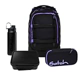 Satch Pack Schulrucksack Set 4tlg. Lunchset (Purple Phantom)