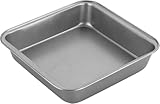Chef Aid Kuchenform Antihaft quadratisch 18cm aus Karbonstahl – robuste Backform für Kuchen, Brownies, Lasagne und Aufläufe, BPA-, PFOA- und PTFE-frei