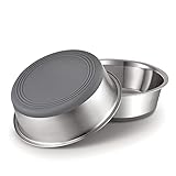 PEGGY11 Hundeschalen aus Edelstahl aus Metall| Rutschfestes Silikonkautschuk-Bodendesign| 480ml, 2St¨¹cke