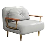 Umwandelbarer Sofasessel mit 6 Positionen verstellbarer Rückenlehne, faltbares Design für Wohnzimmer, Wohnung und Büro