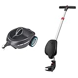 Big-Bobby-Car Neo Trailer Anthrazit - Bobby-Car Anhänger für drinnen und draußen & Big - Multi-Schubstange - 4-Fach höhenverstellbare Schiebestange