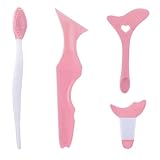 4 Stück Flügelspitzen Eyeliner Hilfe, Multifunktions Silikon Cat Eyeliner Schablone für anfänger, Mehrzweck-Augen-Make-up-Werkzeug für Eyeliner für Eyeliner, Gesichtskontur, Wimpern, Augenbrauen