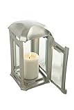 designgrab AEL5 Grablampe Venezia aus Edelstahl, Silber, 13 x 13 x 24 cm