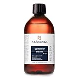 Naissance Distelöl Bio (Nr. 243) - 450ml - Kaltgepresst, Bio Zertifiziert Safloröl, Natürliches Gesichtsöl für Haare, Haut, Kosmetik