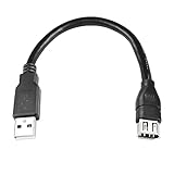 MEIRIYFA Firewire 1394 6 Pin auf USB Adapterkabel, Firewire IEEE 1394 6 Pin Buchse auf USB 2.0 Typ A Stecker Datenübertragungs Konverterkabel für Drucker, Digitalkamera, Scanner (20CM)