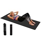 Protoence Dicke Yogamatte - 15 mm Fitnessmatte Trainingsausrüstung,Extra Dicke Yogamatte Mit Tragetasche | Für Home Gym Pilates Boden Muskeltraining Frauen Männer