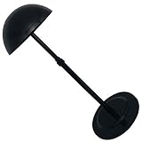 Perückenständer Perückenhalter Perücke Standplatz Trockner - Beweglicher Plastik Es kann auf verschiedene Höhen skaliert werden, um unterschiedliche Anforderungen zu erfüllen Schwarz.