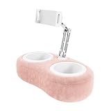 Telefonkissen – leicht gepolstert für Smartphones | Handyablage für Bett, Sofa, Reise, stabile Tablet-Platte, verstellbar abnehmbar für visuellen Komfort