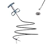 Abflussreiniger Gegen Haarverstopfungen | 4-Zangen-Flexibel & Hochbelastbar - Haarentferner für Duschablauf | Für Badewanne Badezimmer Küche Rohre Kanalisation Waschbecken Dusche Toilette