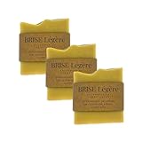 Brise Légère Lorbeer- und Olivenöl Naturseife 3x100g (3er Pack) – Palmölfreie, vegane Seife für empfindliche und unreine Haut, Hand-, Gesichts- & Duschseife, nachhaltig handgemacht, für alle Hauttypen