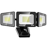 kelinvmi LED Strahler Außen 120W, 12000lm LED Flutlicht Außenleuchte, 4500K Warmweiß IP66 Außen Sicherheitsbeleuchtung für Garten, Garage, Haus, Hof.
