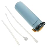 Artibetter Auslaufsicherer Trinkbecher mit Griff 460ml aus Lebensmittelechtem Material für Ältere Menschen und Schwangere mit Durchflussregulierung und Tragetasche für Häusliche Pflege