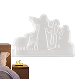 Silikonformen – Oster-Jesus, wiederverwendbare Heimdekoration, Kerzenherstellung, Seife, Harz-Formen | für Fondant, Ton, Wachs, Schokolade, Wohnzimmer, Fenster, Tisch, Regal, Küche, Büro, Urlaub