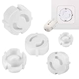30 Stück Steckdosenschutz, Steckdosensicherung, Steckdosenschloss, Steckdosenschutz für Zuhause, Schule und andere Bereiche (Weiß)