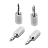 Generisch Regalpflöcke Für Bücherregale Regalträger Selbstbohrende Schrauben Für Regale Transparente Gummihülsen Stabile Regalstützen Für Schrank Und Bücherregal Änge Ideal Für Die Montage Von Regalen