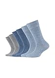 Camano Jungen 9300 Socken, Blau (Jeans Mix 0024), 31-34 (6er Pack)