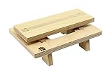 Teak Tuning Picknicktisch-Rampe, 19,1 cm lang, 14 cm breit, 7 cm hoch