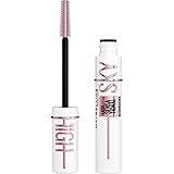 Maybelline New York Lash Sensational Sky High Serum Infused Lash Primer for Mascara, Lengthening, Thickening, Tinted and Washable Formula, Soft Black, 1 Count