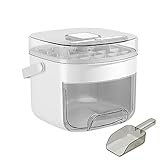 iice Eiswürfelform mit Deckel – Push-Typ-Gefrierbehälter, Silikon-Eiswürfelbox, abgedeckte Antihaft-Tablett mit Griff für Küche, Picknick, Alltag, Gefrierschrank, Würfeleimer für Party-Aufbewahrung