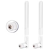 Bingfu 4G LTE Antenne SMA 6dBi Omnidirektionale Antenne 2 Stück Kompatibel mit 4G LTE Wireless CPE Router Hotspot Mobilfunk Gateway Industrieller IoT Router Wildkamera