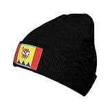 Knit Beanie Flagge Der Stoney Nakoda Nation Skull Cap Klassische Gestrickte Beanie Warm Beanie Hüte Für Reisen Arbeiten Herbst