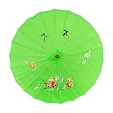 EMOCHOPEI Holzstange Seidenstoff Tanz-Performance-Gegenstände Antike Sonnenschirm Regen Handwerk