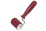 KAISER Backform-Roller 18 x 4 cm KAISERflex Red 100% lebensmittelechtes Silikon mit Metallkern ergonomische Griffe hohe Formstabilität und Flexibilität