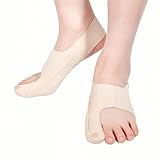1 Paar Hallux Valgus Schiene Bandage, Ballenzehen Korrektur Orthopädisch, Größe M Bunion Sleeve Right Foot, Großer Zeh Hammerzeh Korrektur, Einstellbares Design Schiene Zehenkorrektur für Damen Herren