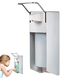 Wandmontage Flüssigspender - nachfüllbare Badezimmerseife, berührungslose Händedesinfektionsungspumpe | Kommerzielle Ellbogenpresse Flasche, Reinigungsgelhalter für Küchenspüle, Hotel, Toilette