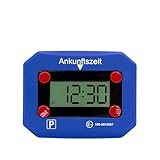 FLEXEO Elektronische Parkscheibe mit Zulassung durch das Kraftfahrt-Bundesamt | TÜV SÜD geprüft | Automatische Parkscheibe nach StVO - Elektrische Parkuhr inkl. Bedienungsanleitung