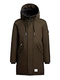 khujo Herren Jacke Hant 346 Old-Green M