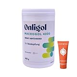 Onligol Macrogol 4000, 1x 400 g I Abführmittel zum Auflösen I Geschmacksneutral, ohne Zucker, Aromen & Salze I Flexible Dosierung für Kinder & Erwachsene I Spar-Set plus Pharma Perle give-away