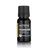 Alteya Organisches Weihrauchöl 10ml (Boswellia Carterii) - 100% Reines und USDA-Zertifiertes Afrikanisches Weihrauchöl für Hautpflege, Aromatherapie