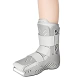 SFKLYU Aufblasbarer Gehschuh, Fußorthese, Stützschiene, Fußgelenkstütze, Frakturschuh für Achillessehnenoperationen, Akute Knöchelverstauchungen, Postoperative Pflege,Left,S