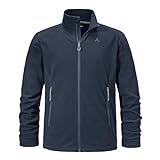 Schöffel Herren Fleece Jacket Cincinnati3, atmungsaktive, leichte Fleecejacke, schnell trocknende Outdoorjacke aus Tecnopile Material, navy blazer, 52