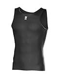 INBIKE Radtrikot Herren Ärmellos Fahrrad Unterhemd Rennrad Trikot Kurzarm Sommer Fahrradweste Leicht Atmungsaktiv Reflektierend Radweste Schwarz 2XL-3XL