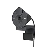 Logitech Brio 300 Full HD-Webcam mit Sichtschutz, Mikrofon mit Rauschunterdrückung, USB-C, Zertifiziert für Zoom, Microsoft Teams, Google Meet, Streaming, Automatische Lichtkorrektur - Graphit