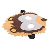 Kisangel Halbgesicht Tiermaske aus Vliesstoff Niedliche Cosplay Maske für Partys und Kostüme Dekorative Maske für Erwachsene für Karneval und Theateraufführungen