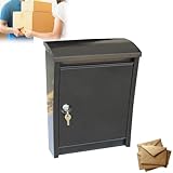 LFHWHKJ 16-Zoll-Paketkasten for den Außenbereich, Mini-Aufbewahrungsbox for Aufhängen von Briefen, Paketkasten mit sicherer Aufbewahrung, wasserdichter Diebstahlschutz-Paketbriefkasten for die Veranda